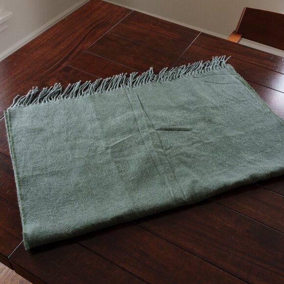 Aritzia Sunday Best Sage Green blanket scarf - Picture 1 of 4
